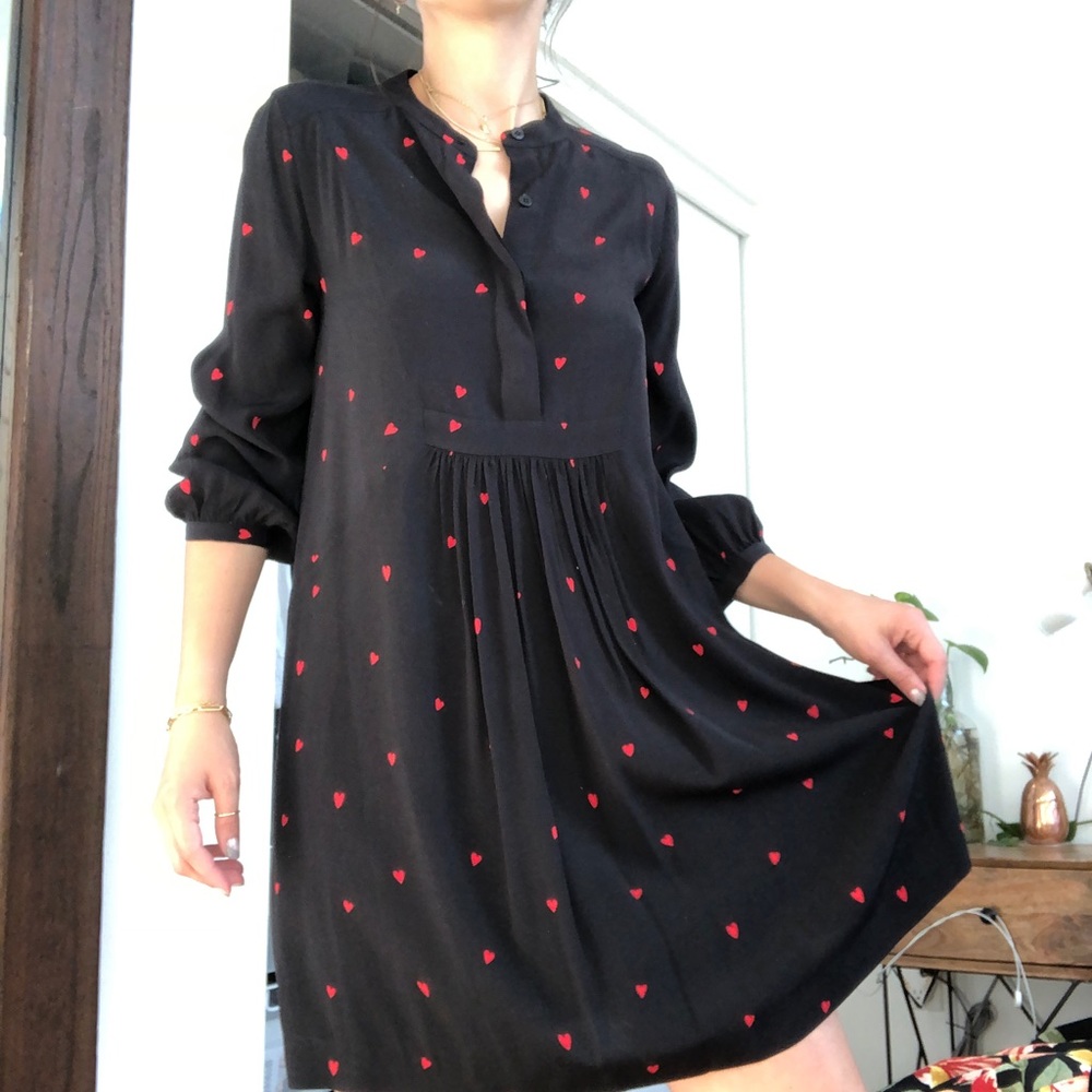 Whistles - Mia Heart Print Dress